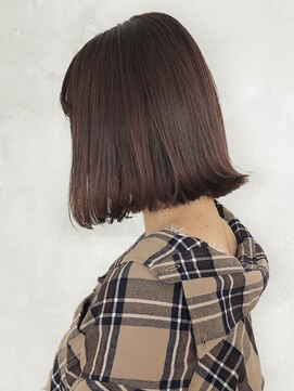 イマジン 川越(IMAGINE) 20代30代40代アッシュブラウン切りっぱなしナチュラルボブ