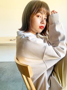 アンアミ キチジョウジ(Un ami Kichijoji) 【unami】大人ボブ×外ハネカジュアル　澤田杏奈