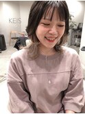 ウルフ×インナーカラー