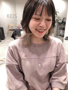 ケイス(KEIS) ウルフ×インナーカラー