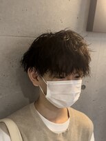 メンズサロンドットリアン(dot. lien)&nbsp;無造作スパイラルパーマ刈り上げマッシュメンズパーマ