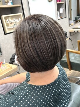 リベストバイジェービー 稲毛(li best. byjb) グレーベージュ/レイヤーロング/アッシュカラー【稲毛/稲毛駅】