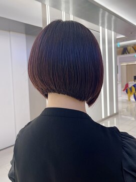 ピークアブー アヴェダ ギンザシックス(PEEK-A-BOO AVEDA GINZASIX) 簡単スタイリング　丸みボブ　まとまりがいいボブ　艶髪