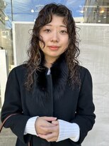 ソイ コンク 下北沢(soi conc)&nbsp;ミディアムウルフパーマ_ミディアムレイヤーカット_パーマ◎下北