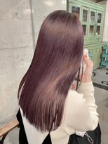 Cheri銀座大人可愛いラベンダーベージュ×髪質改善