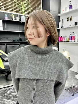 チュダック(ChuDuck) 韓国風《ミルクティー》ハイトーン/ケアブリーチ/ダブルカラー