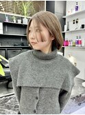 韓国風《ミルクティー》ハイトーン/ケアブリーチ/ダブルカラー