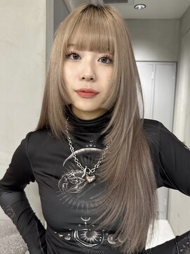 サイン 渋谷(SIGN) ザクザクレイヤーカット巻き方簡単ロング韓国アイドル表参道渋谷