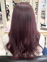 ヘアークリアー せんげん台&nbsp;美髪 おしゃれ大人のピンクカラー ピンクラベンダー 韓国風