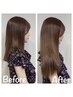 人毛100%シールエクステヘアトーク！胸下位の長さ60枚+エクステカット￥39600