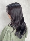 グレージュ/ナチュラルカラー/暗髪/透明感カラー