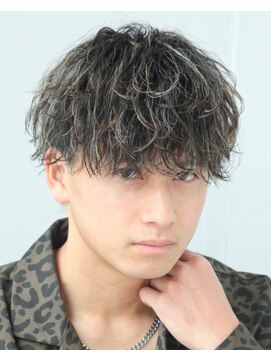 バース バイ ハピネス(BIRTH by happiness) 奈良ホワイトメッシュツイストスパイラルパーママッシュウルフ