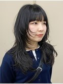 ロングレイヤー10代20代ハイレイヤーウルフカット