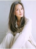☆ホワイトグレージュミニウルフデジタルパーマチェリーブラウン