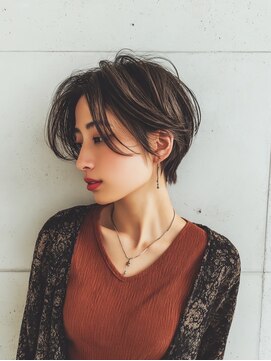 エダ 鎌倉(edA.) 小顔ショート#ショート#ボブ#30代#40代