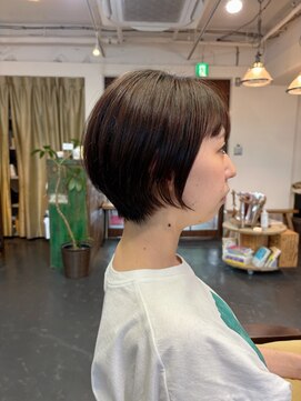 ポタム 東中野(potamu) 前下がりショートボブ