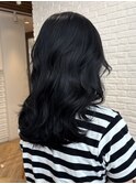 透明感グレージュの大人ウェーブデザイン【大谷】
