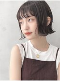 【レディース・大名】ミニボブ×外ハネ×大人ナチュラル時短ヘア