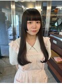 定番黒髪姫カット＊