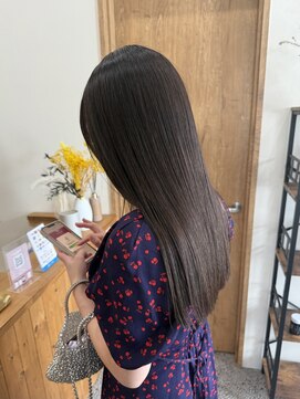 アノネ(anone) 酸熱ストレート×ダークブラウン