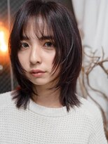 ホロン 池袋(HOLON)&nbsp;池袋HOLON【ウルフレイヤー/ハッシュカット/小顔/ピンクカラー】