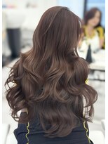 アマトウキョウスマートサロン(AMA TOKYO×Smart Salon)&nbsp;ロゼベージュ　ブリーチなし　レイヤーカット　暖色カラー