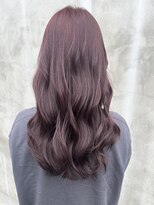 グランデュール 東静岡池田店(GRANDEUR)&nbsp;バイオレットブラウンワインレッド/ブリーチなし透明感カラー