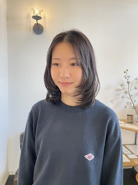 ヘアー ミュゼ 大西店(HAIR Musee) ミディアムレイヤー/顔まわりレイヤー