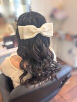 ヘアーアンドメイク ルシエル(hair&make Luxiel)&nbsp;推し活ハーフアップ☆ヘアアレンジ