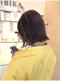 大人かわいい“カシスラベンダーボブ″