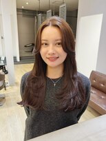 チェレ アズーリ 狭山店(Chere azuri) ヨシンモリ×ひし形レイヤーロングで魅せる大人可愛い韓国風