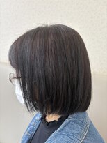 ヘアケアサロンジェー(J)&nbsp;内巻きボブ/ナチュラルストレート/ヘナカラー