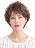 キュートな短め前髪ショート(兵庫県 川西市)
