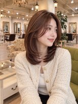 ラファンジュ ヘアー(Rohange hair)&nbsp;ミントグレージュ/流しバング/シアーバング