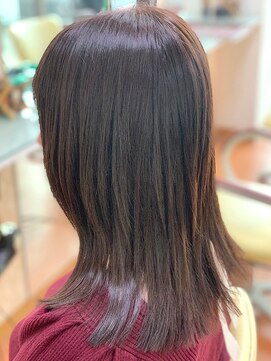 アークスヘアー ピンクアッシュ★ツヤ感UP♪ダメージレスのナチュラルストレート