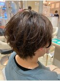 ショート×パーマ