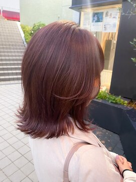 シャインヘアフラッペ 新百合ヶ丘2号店(Shine hair frappe) ルビーカラー