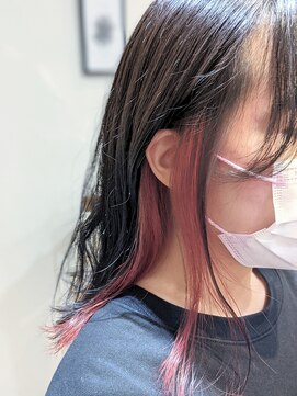 リック(LiC) インナーカラー　ピンクレッド