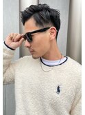 七三パート 2ブロック 刈り上げショート t624