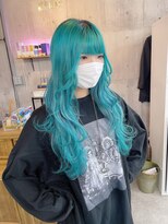 ミラク 町田(MIRAC)&nbsp;【MIRAC町田店河原崎】カラーバターでエメラルドブルーカラー