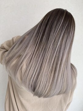 リード バイ ラグーン(LEAD by LAGOON) バレイヤージュグレージュハイライトダブルカラーケアブリーチ