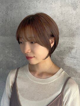 ヘアサロン コレハ(hair salon CoReha) 【ミルクティーベージュショート】高橋