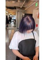 シアン(CYAN)&nbsp;1～ 2回のブリーチでできるラベンダー☆