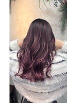 アポロ 横浜駅店(apollo)&nbsp;バレイヤージュカシスグレージュカラーレイヤーシルキーベージュ