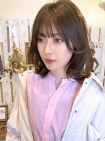 ジュール(Jule)&nbsp;【Jule】レイヤーくびれミディ◇ピンクグレイジュ◇神戸女子