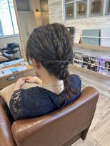ラボヌールヘアー 宇都宮店(La Bonheur hair)&nbsp;編み下ろし【宇都宮駅/レイヤーカット】
