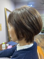 ヘアー ルシア(hair lucia)&nbsp;50代白髪ぼかしハイライト×ショート