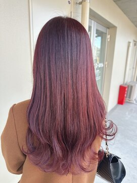 アルレン(Allen) チェリーレッド【宇都宮/韓国巻き/ブリーチなし】