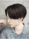 MEN'S HAIR 熊本 カルマパーマ センターパート ニュアンスパーマ