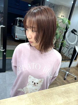 オフ エルア(ofF ’elua) レイヤーピンクボブ